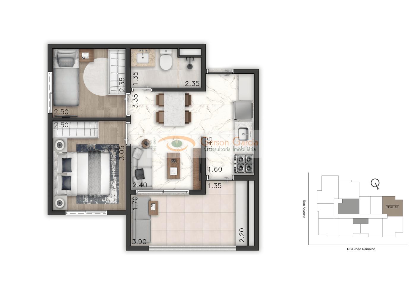 Apartamento, 2 quartos, 45 m² - Foto 25