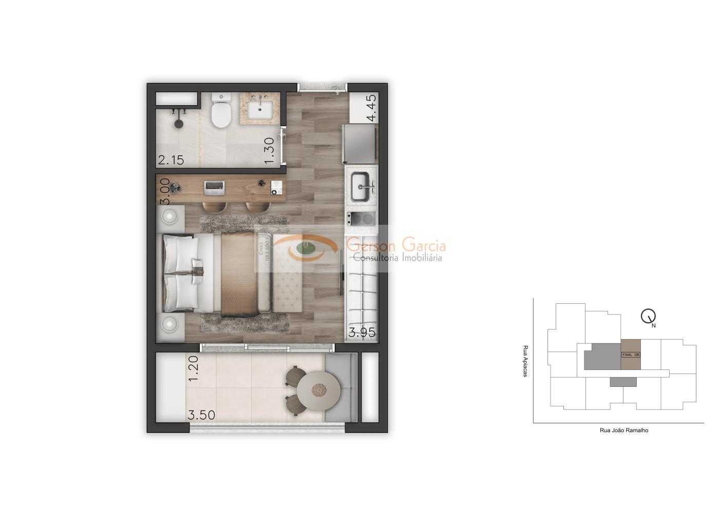 Apartamento, 2 quartos, 45 m² - Foto 26