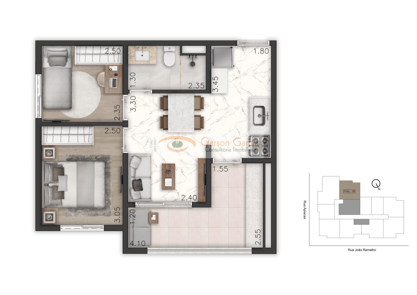 Apartamento, 2 quartos, 45 m² - Foto 27