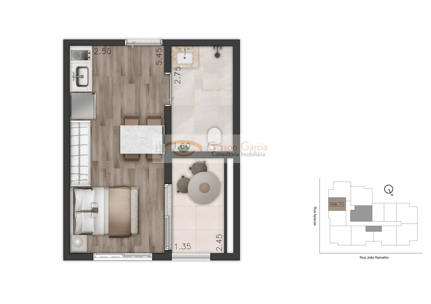 Apartamento, 2 quartos, 45 m² - Foto 29