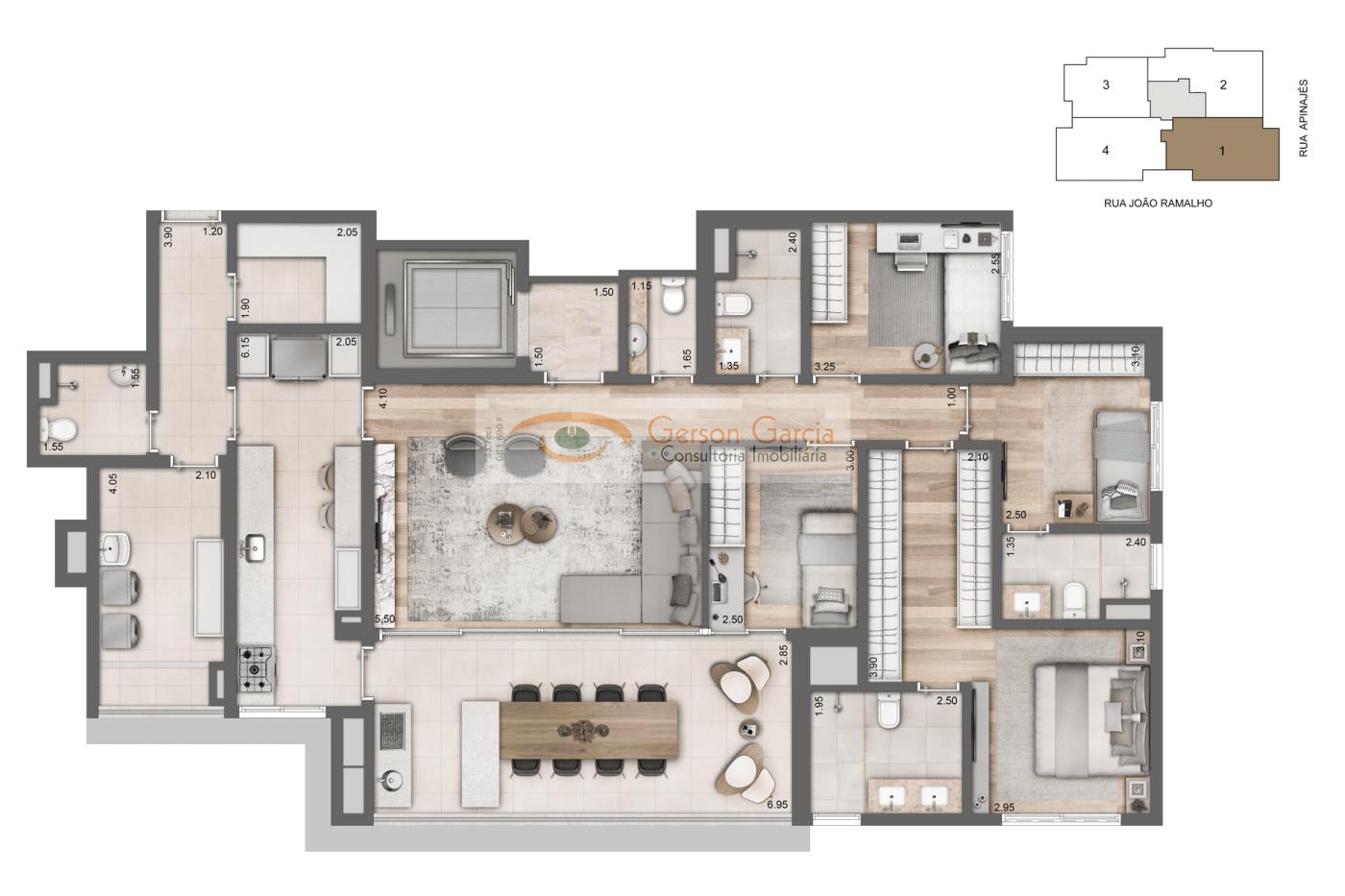 Apartamento, 3 quartos, 135 m² - Foto 32
