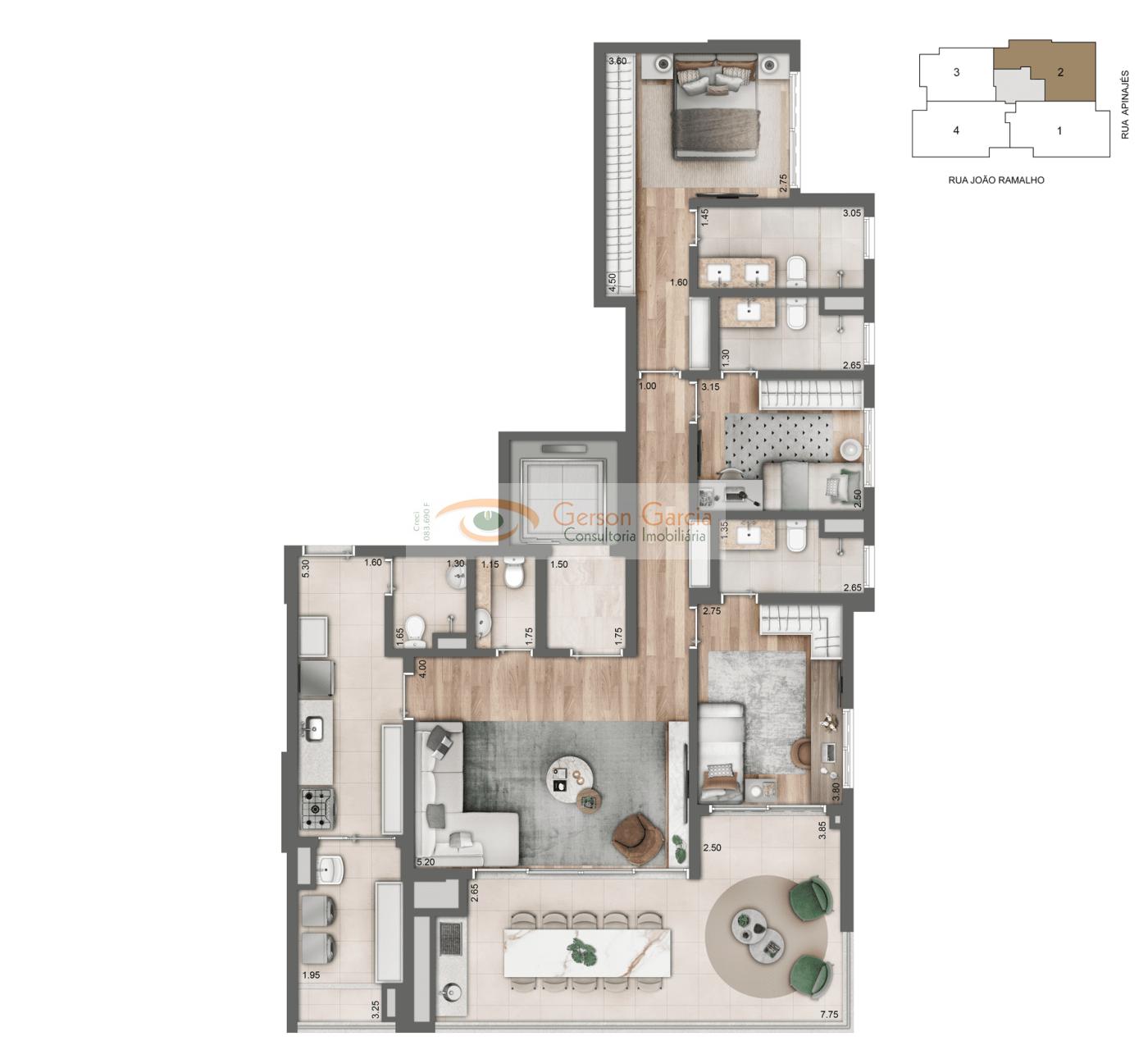 Apartamento, 3 quartos, 135 m² - Foto 33