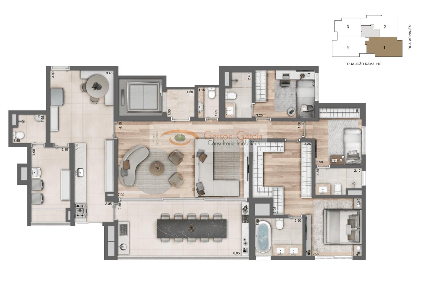 Apartamento, 3 quartos, 135 m² - Foto 35
