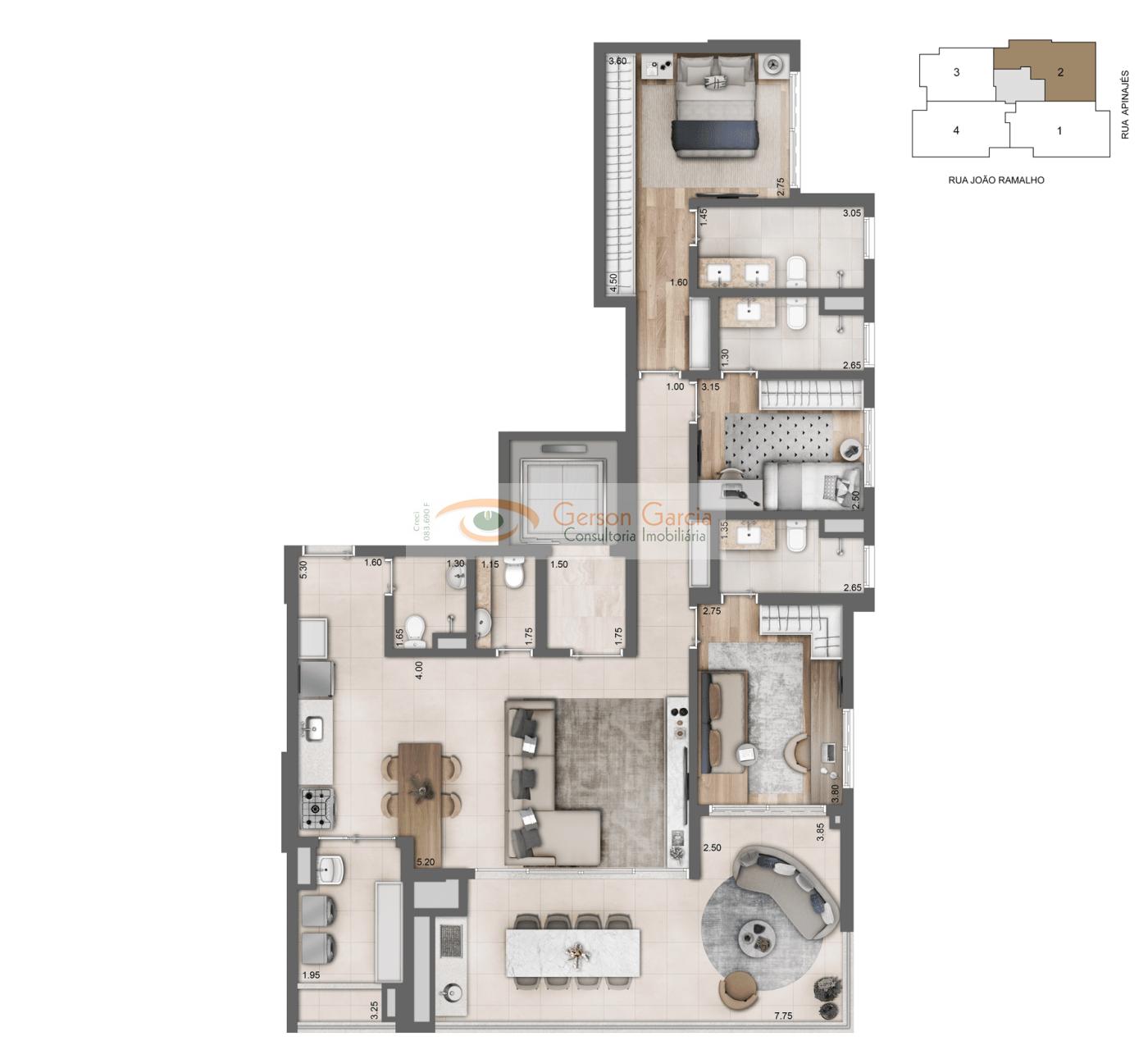 Apartamento, 3 quartos, 135 m² - Foto 36