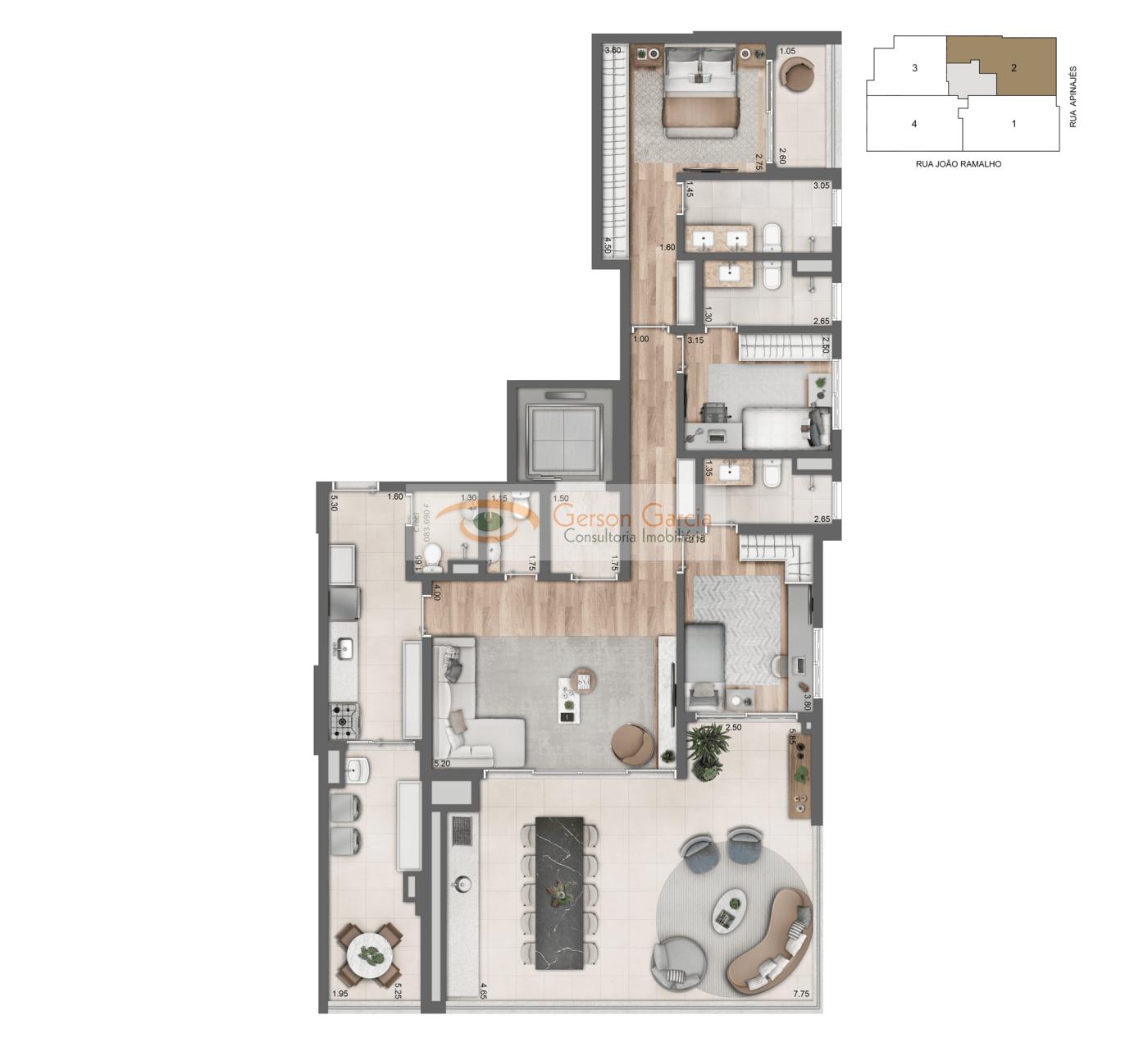 Apartamento, 3 quartos, 135 m² - Foto 38