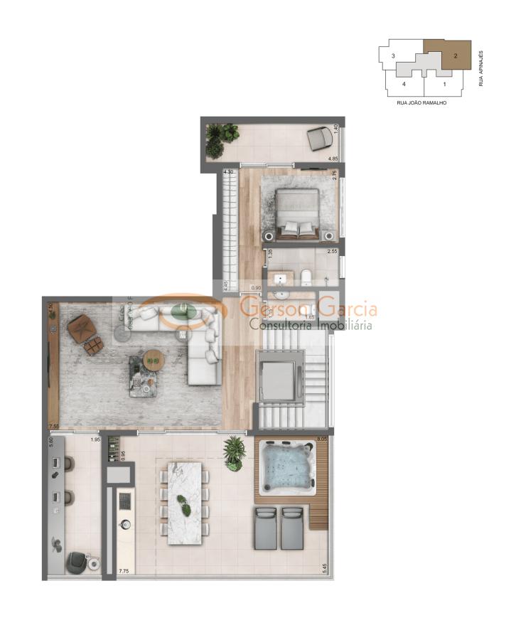 Apartamento, 3 quartos, 135 m² - Foto 43