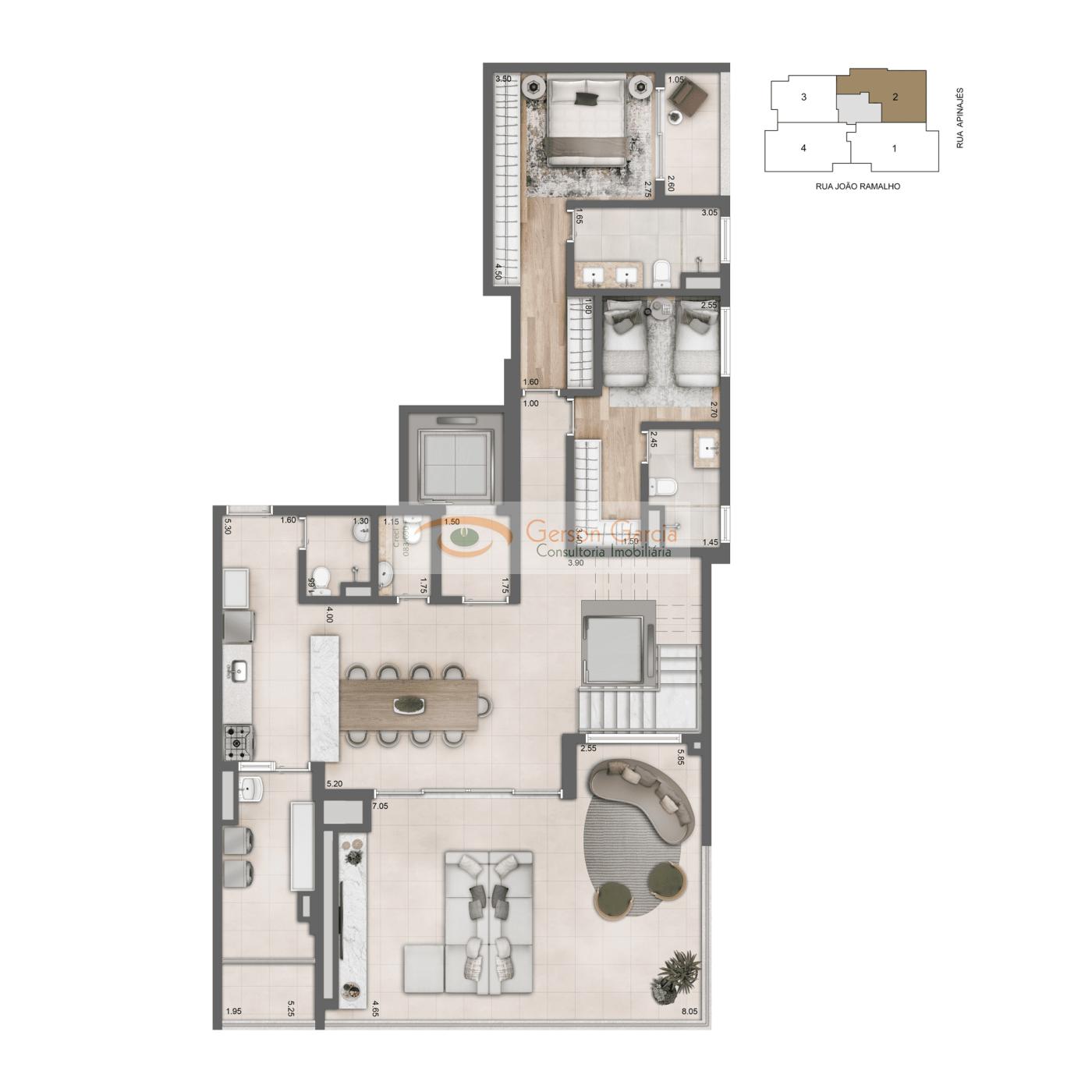 Apartamento, 3 quartos, 135 m² - Foto 44