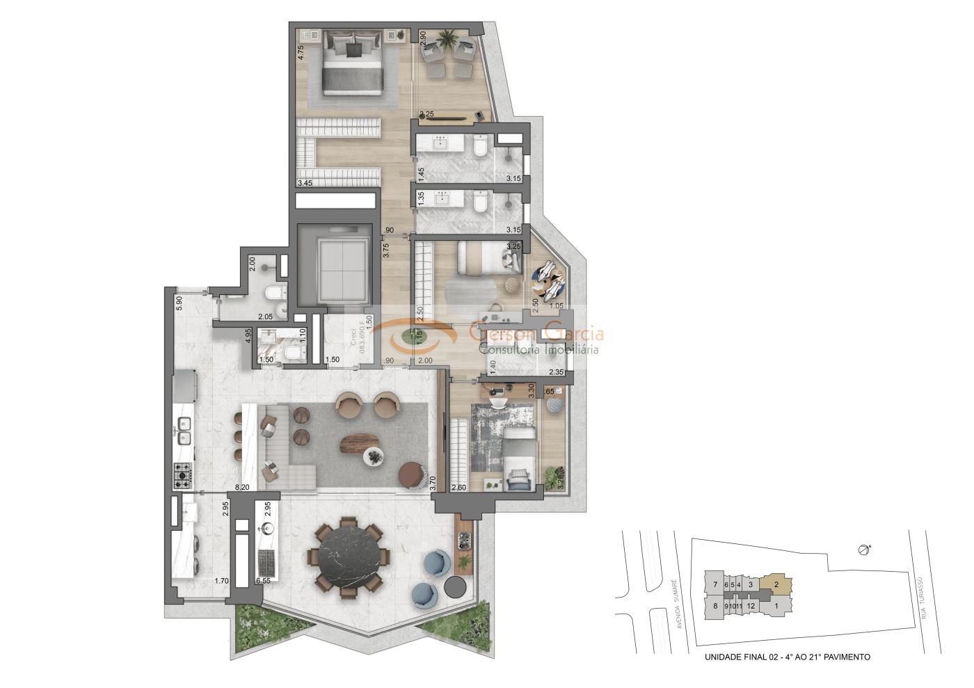 Apartamento, 3 quartos, 132 m² - Foto 40