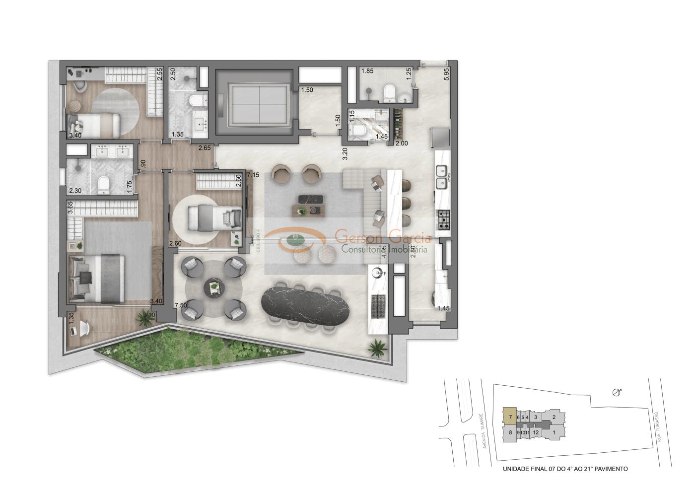 Apartamento, 3 quartos, 132 m² - Foto 41