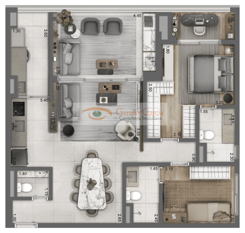 Sobrado, 2 quartos, 91 m² - Foto 40