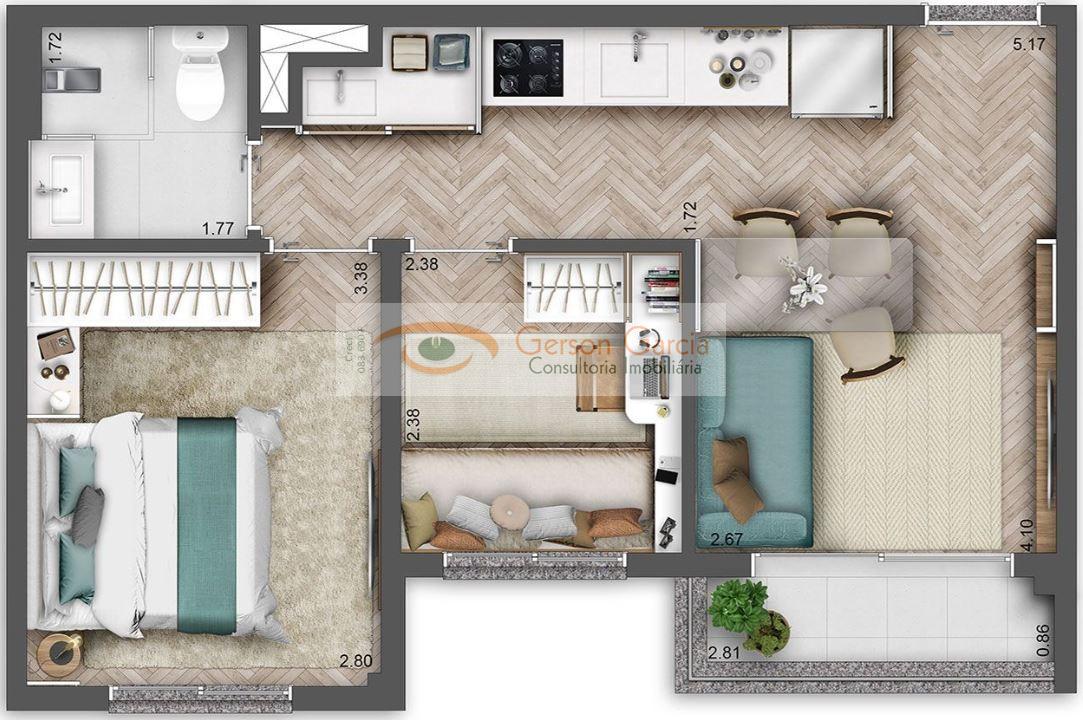 Apartamento, 2 quartos, 39 m² - Foto 16